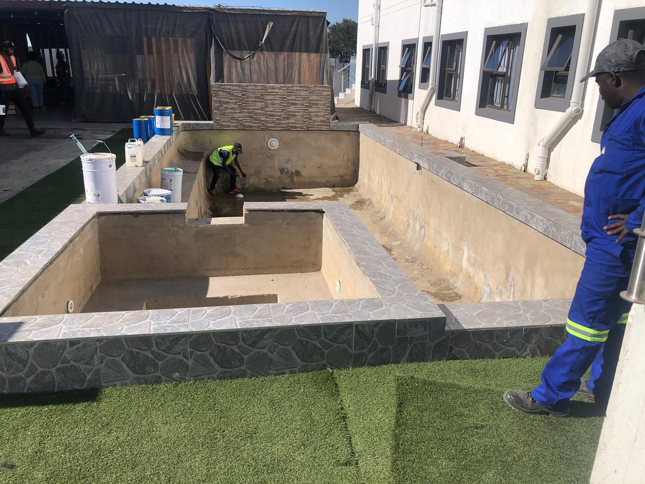 Building a new pool on-site