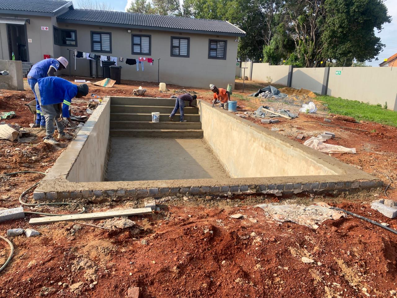 New Pool Construction In Progress