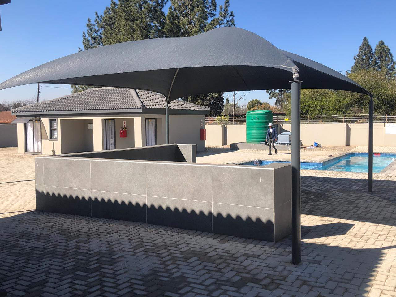Outdoor lapa and pool area upgrade