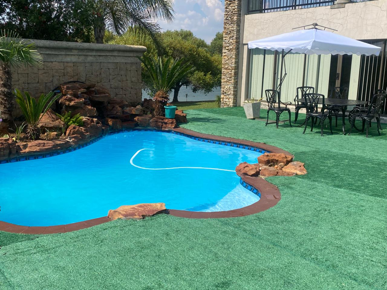 Rock Waterfall Feature Pool